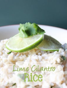 Lime Cilantro Rice