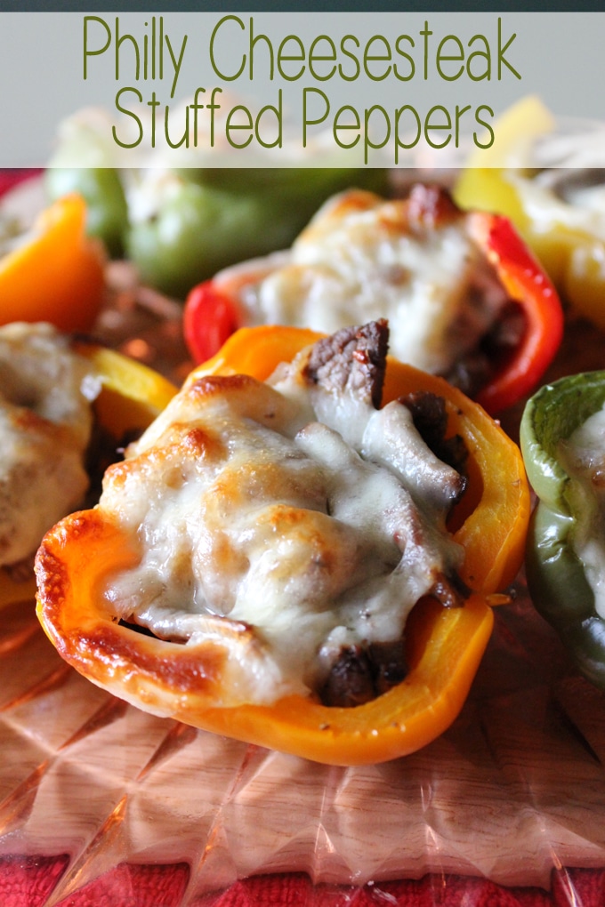 Philly Cheesesteak Stuffed Peppers are a different take on the classic cheesesteak. A lower carb version of your favorite, that anybody will enjoy. | EverydayMadeFresh.com