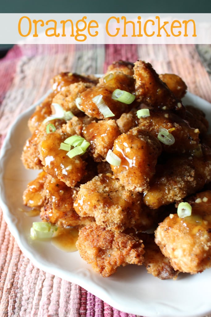 This version of orange chicken will put take out to shame! Your family is gonna love it, and request it all the time. | EverydayMadeFresh.com