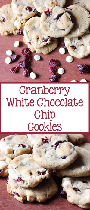 Cranberry White Chocolate Chip Cookies | EverydayMadeFresh.com