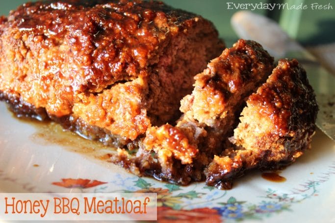 Honey BBQ Meatloaf | EverydayMadeFresh.com