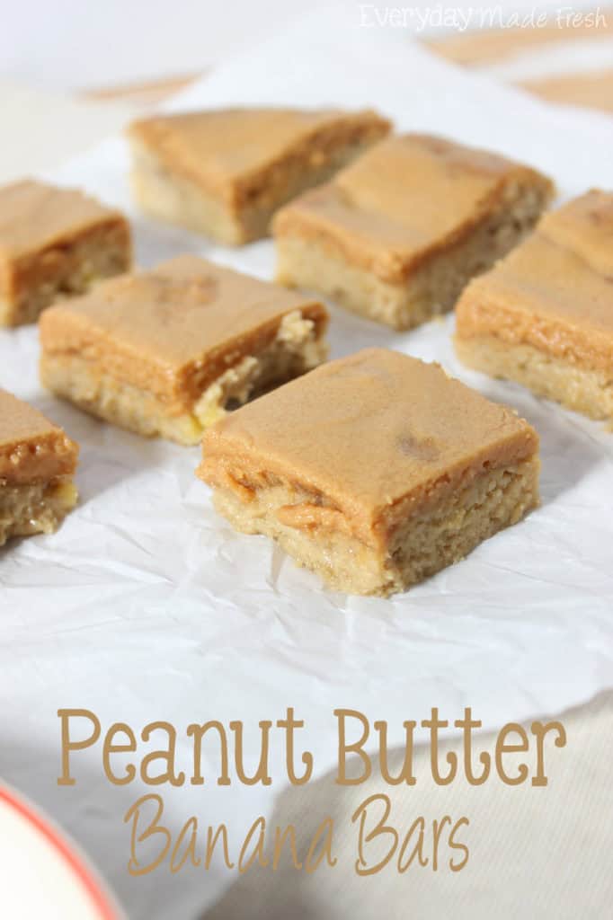 Peanut Butter Banana Bars Everyday Made Fresh
