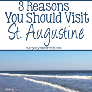 I researched high and low before our day trip to St. Augustine, and here are 3 Reasons You Should Visit St. Augustine. | EverydayMadeFresh.com