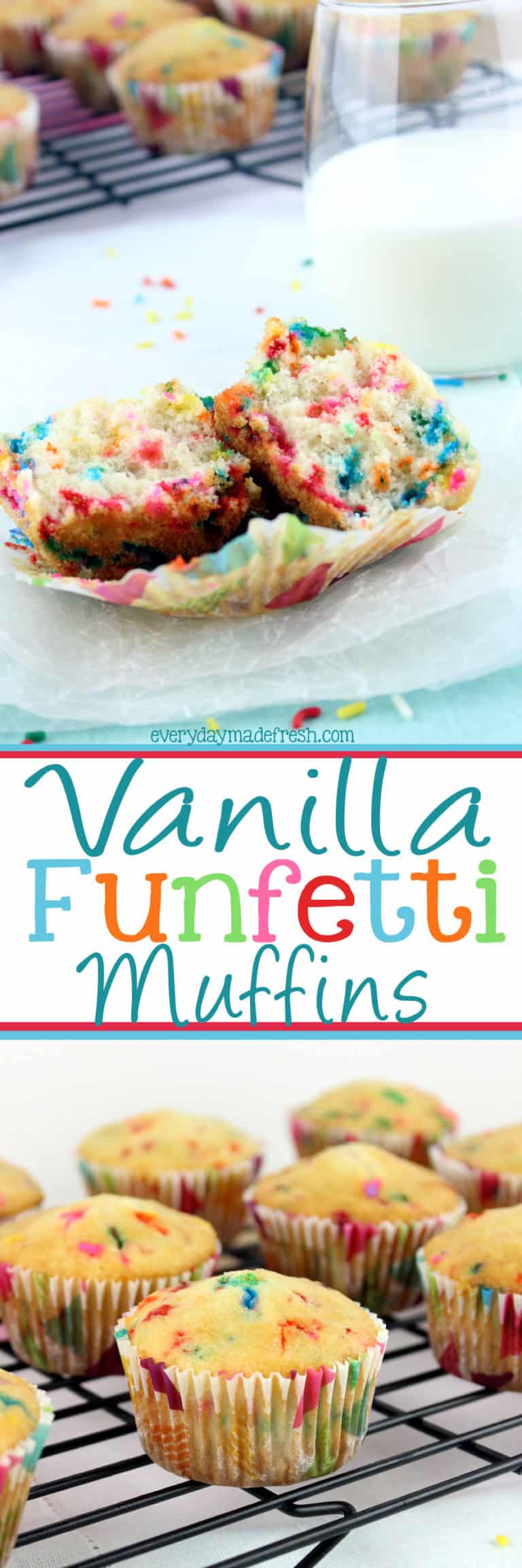Vanilla Funfetti Muffins Everyday Made Fresh