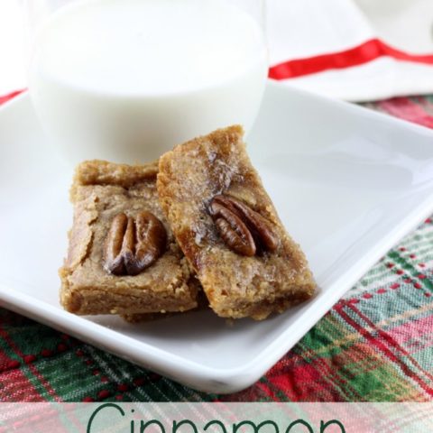 These Cinnamon Cookie Squares are as simple as they get! You are only 6 ingredients and 15 minutes away from one of these perfect squares. | EverydayMadeFresh.com