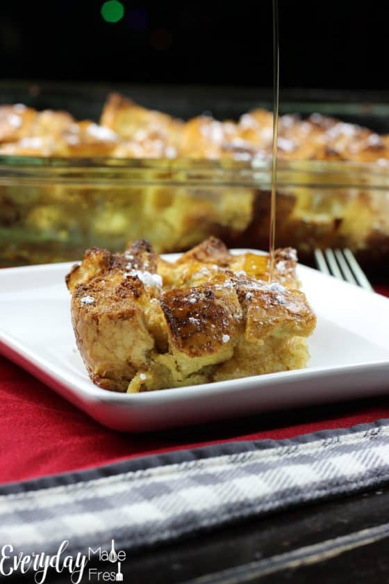 Eggnog French Toast Casserole Everyday Made Fresh