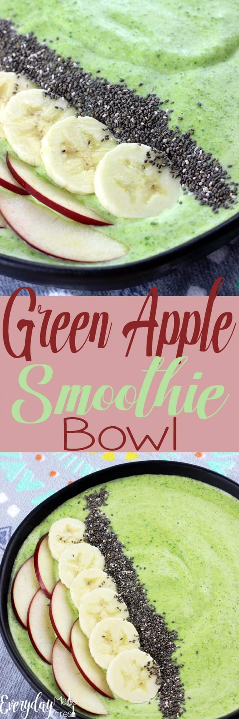 Green Apple Smoothie Bowl Everyday Made Fresh
