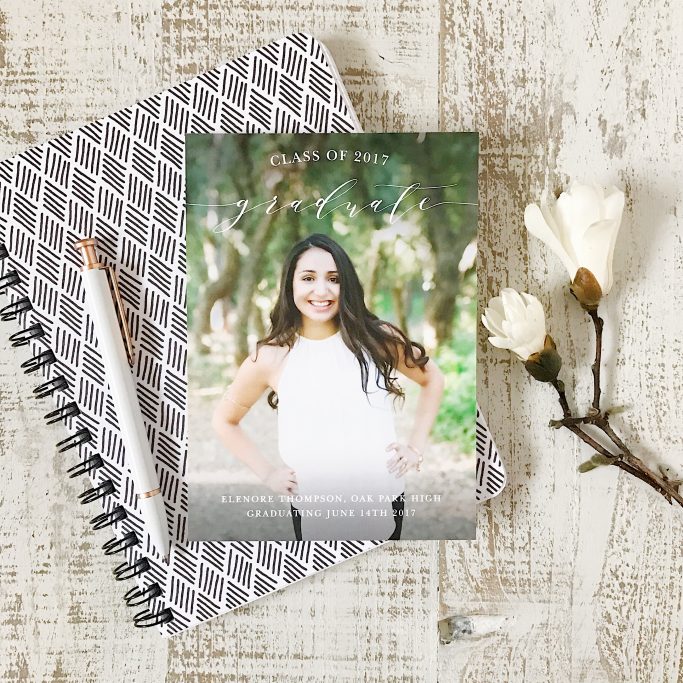 Creating the Perfect Graduation Announcement is as simple as 1-2-3! | EverydayMadeFresh.com