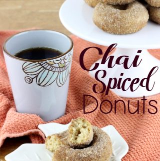 Bake up these Chai Spiced Donuts in no time with this easy recipe. These are the perfect weekend breakfast! | EverydayMadeFresh.com
