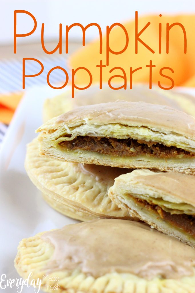 Using store bought pie dough, you can create these Pumpkin Poptarts anytime of the year! They are simple to make, and better for you than store bought. | EverydayMadeFresh.com