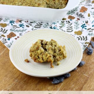 This savory Sausage Dressing uses store bought stuffing mix and a quick and easy homemade corn bread. Flavored with sage and celery, this is one of the best Thanksgiving sides that you’ll ever taste.