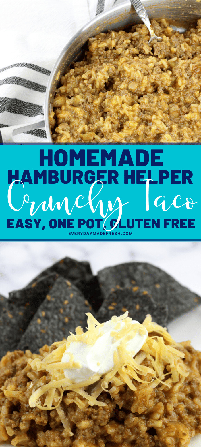 Homemade Hamburger Helper Crunchy Taco Everyday Made Fresh