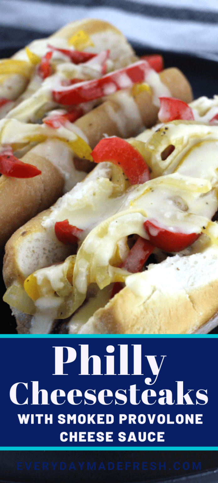 The Best Philly Cheesesteak Recipe with Provolone Cheese Sauce