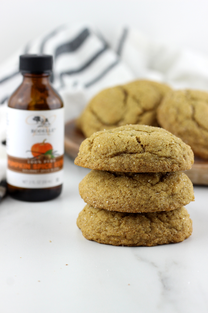 These Chewy Pumpkin Gingersnap Cookies are thick and chewy with plenty of spice and warmth. These molasses cookies will become your fall favorite!